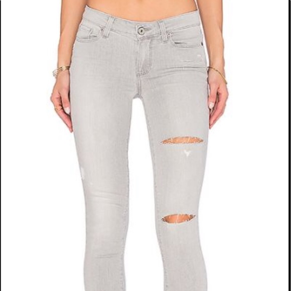 NWT Paige Verdugo Ultra Skinny Destructed Jeans - Picture 3 of 7